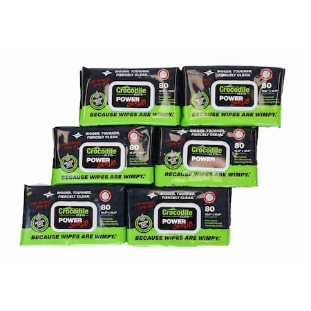 Crocodile Cloth Power Scrub Huge Cloths, 360PK 6500-080-C